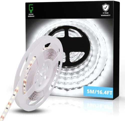 NUOVA GERMANY Професионален бяла led лента лампа 24 vdc 16,4 фута въжето лампа SMD2835 с регулируема яркост, супер Ярък 18 W/