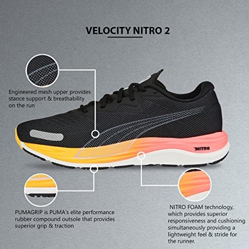 Мъжки маратонки за бягане PUMA Скоростта Nitro 2 - Черен