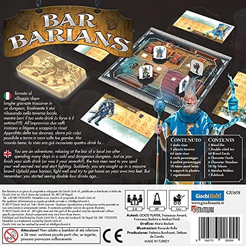 Игра Bar Barians | Стратегическа игра | е Бързо развиваща се игра на маса за юноши и за възрастни | е Забавна игра на нощ | на Възраст