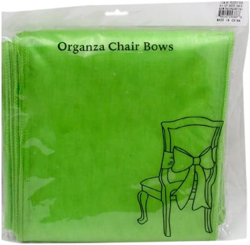 Лък за стол от органза Kel-Toy, 9 инча на 3 ярд (опаковка от 10 броя), тъмно син