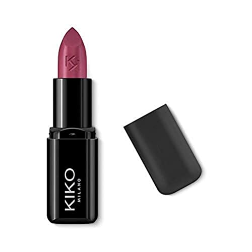 Kiko MILANO - Smart Fusion Lipstick Богата и питателна червило с ярък дюзи|, Устойчиви на червило |Grape 428 | Без жестокост