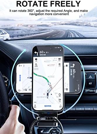 Кола за телефон, 3 в 1, Магнитно Безжично Зарядно за Кола за iPhone / Airpods/Watch Притежателя на телефона на предното стъкло