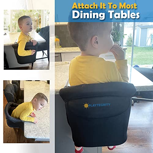 Детско Столче за хранене PLAYTEGRITY Quick Table, Крепящийся на Куката за бебета и деца