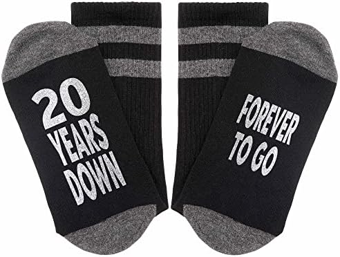 Чорапи за годишнината, на 20-та годишнина, Подарък за него и за Нея, Подаръци двойка, Подаръци мистеру и г-жа, Подарък за мъжа, Подарък за