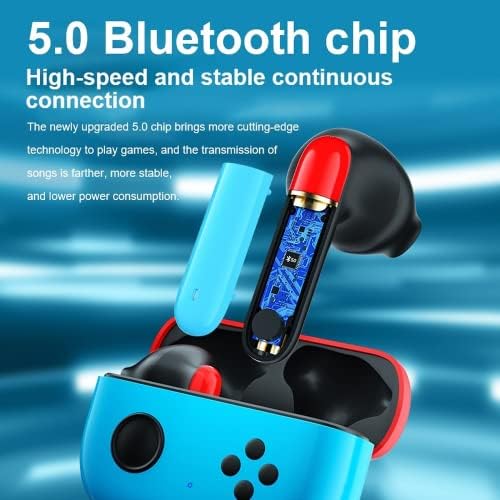 Betreasure Bluetooth 5.0 Безжични Слушалки за игри на Слушалки Стерео Слушалки със Сензорен контрол Водоустойчиви Спортни Слушалки с микрофон
