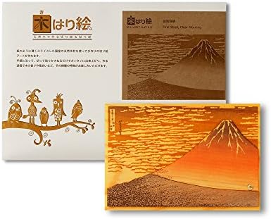Игрален комплект KINOWA Ukiyoe Kiharie Прекрасен вятър, ясна сутрин Тридесет и шест вида планината Фуджи от Хокусая Произведено