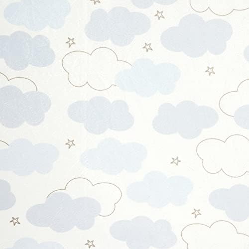 Пищен Декор Goodnight Little Moon Clouds Меко Плюшено Калъфче За Свободни, 32 x 16 x 5, синьо