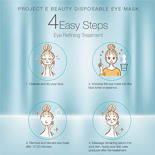 Project E Beauty Еднократна Нетъкан Природен Спа-Грижа за кожата с Ръце Козметични Хартиен Лист за лицето, на Очите, на Носа, на