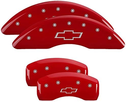 Капачки на челюстите MGP 14250SBOWRD са Подходящи за накладки Chevrolet Traverse Червен цвят 2018-2019 година на издаване, комплект от 4