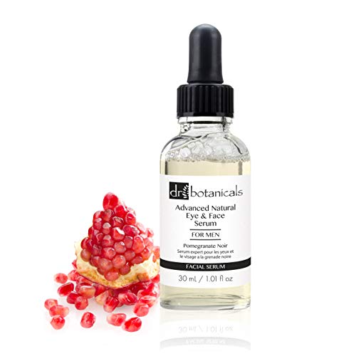 Dr Растителни Pomegranate Noir Подобрена Естествена Серум за очи и лице за мъже