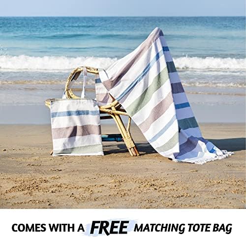 Народно Турско Плажна кърпа за възрастни с чанта-тоут 40 x 72 Хавлии за Баня, Плажна Одеяло и Плажни кърпи в голям размер, Без