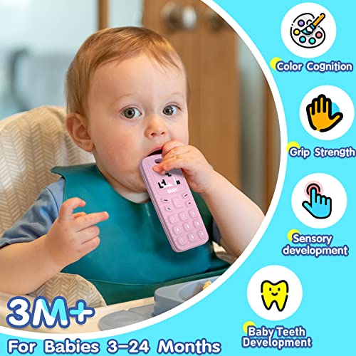 Силиконови Играчки за никнене на млечни зъби HOPEEYE за бебета, Малки деца, Силиконови Играчки за никнене на млечни зъби под
