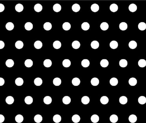 SheetWorld Преносим Мини-чаршаф за легло от памук и Перкаля с много дълбоко засаждане 24 x 38 x 5,5, Черно на Точки, Произведено в САЩ