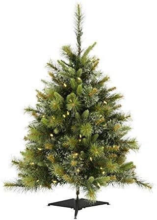 Изкуствена Коледна елха от Кашемировой бор Vickerman 3', Прозрачни тела Dura-Lit® - Изкуствена Коледна елха - Сезонен Декор