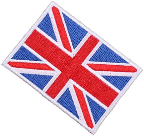 TENDYCOCO Британски Юниън Джак Бродирана Нашивка Флаг Англия, Великобритания Желязо на Пришивной Эмблеме Художествен Занаят