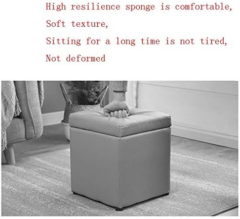 ZRGJZ Малка Табуретка За съхранение, Столче За съхранение на дивана, Творчески Потребителска Кутия За Съхранение, Многофункционално Столче