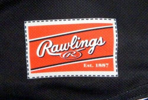 2014-15 Visalia Rawhide 1 Използвана В Игра Черна Риза Tuxedo Night 094 - Използваните В играта Тениски MLB