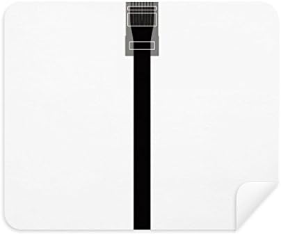 Интернет-Кабел Черен Мъжки Модел Кърпа За Почистване на Екрана за Пречистване на 2 елемента Замшевой Тъкан