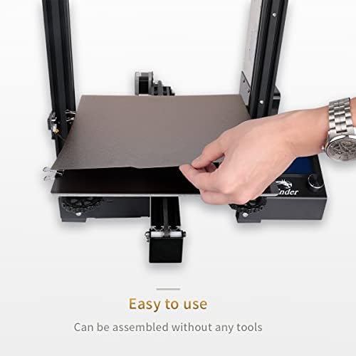 Creality 3D На 3 S1 Сверхгибкий Подвижна 3D принтер с магнитна повърхност за монтаж, Калъф за легла с подгряване (размер на 11,46x11,18x1,18