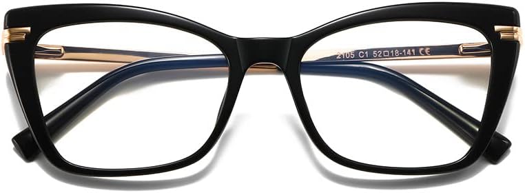 Очила за четене RESVIO за Жени, Мъжки Пластмасови Рамки за очила Модерен Квадратен Ридеры Черен