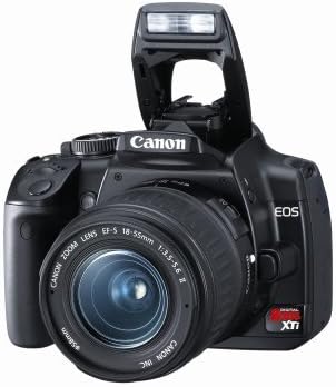 Цифров slr фотоапарат Canon Digital Rebel XTi с разделителна способност от 10.1 Мегапиксела (само в черен корпус)