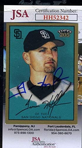 Тревър Хофман, 2003 Topps 205 JSA Coa Autograph Автентични Бейзболни картички с Автографи, Подписани от ръката на