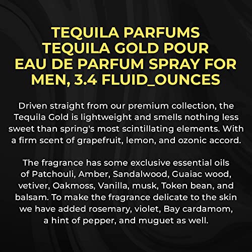 Спрей за мъжки парфюмерийни вода Текила Gold Pour Homme 3,4 мл за мъже