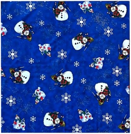 Комплект коледни bandhan CNY Онази за Зимните празници, 22 инча, Опаковки от 4 теми: Пингвини, Снежен човек, Светло Синьо, Снежен човек и