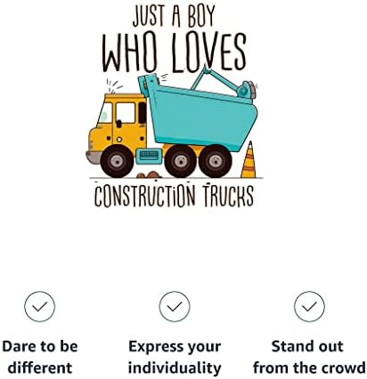 Момчето, което обича строителни камиони, Hoody с цип за деца - Художествена Hoody за деца - Страхотна детска hoody