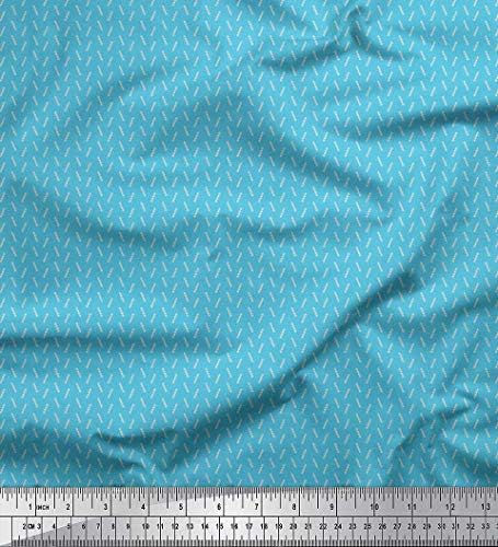 Памучен трикотажная плат Soimoi, тъкани с малка фигура стрелка, кърпа с принтом ширина 58 см