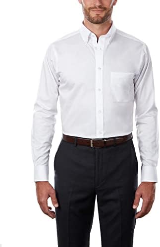 Мъжки ризи с ВИСОКО cut Izod Стрейчевые Обикновена (Големи и високи)
