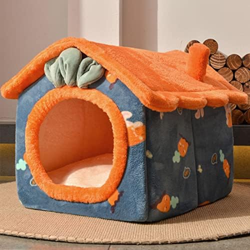GOLBD Сладък къщичка за котки, легло за котки с анимационни дизайн, Начална легло за котки и малки кучета, кученца, Котета, зайци, нескользящее и водонепроницаемое дън?