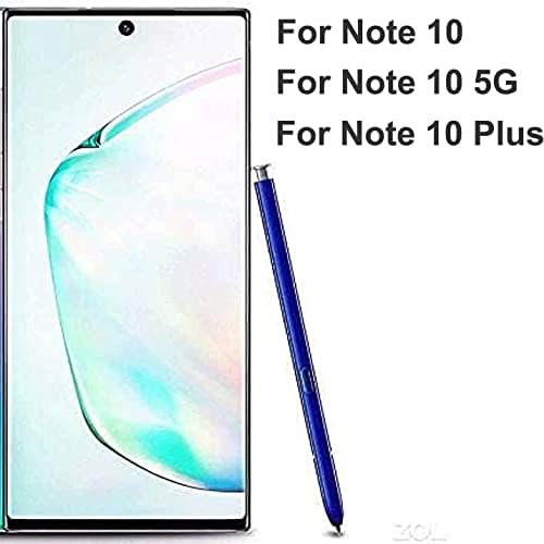 2 Опаковки Сребърна писалка Galaxy Note 10 Плюс за Samsung Galaxy Note 10 5G Стилус със сензорен екран Резервни Части за Samsung Note 10,