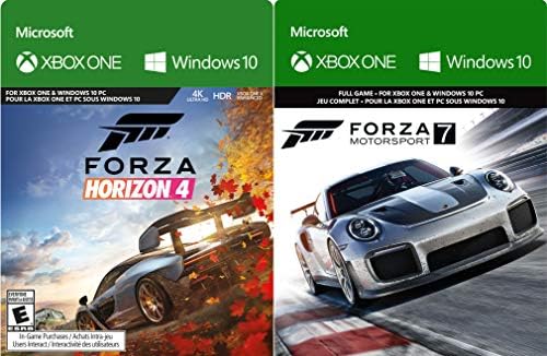 Forza Horizon 4 и Forza Motorsport 7 - Карта за сваляне на пълната версия на играта за Xbox One