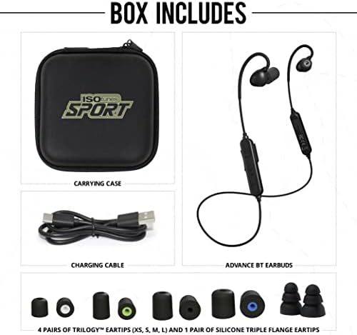 Слушалки за стрелба с ISOtunes Sport ADVANCE БТ: Тактическа защита на слуха Bluetooth