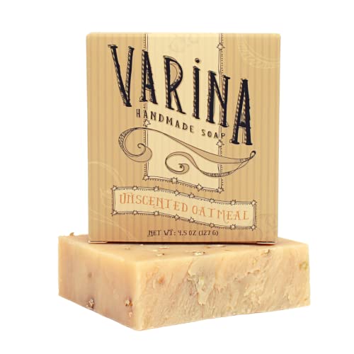 Органичен сапун Varina Super Shea Bar Сапун - Нежно Почистване за Чувствителна кожа, без мирис - 3 опаковки - Чувствам Здрава