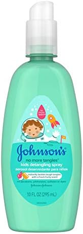 Спрей за разнищване на косата Johnson ' s No More Tancles за бебета и деца, allergy-free, без парабени, Формула No More Tears За мокра