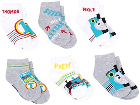 Чорапи за момченце Thomas & Friends от 6 комплекти с героите Quarter Socks