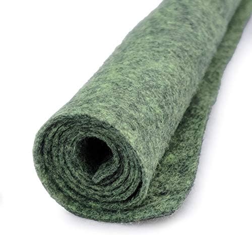 Омагьосан гора - Вересково-зелен - Гигантски чаршаф от вълна, филц - 35% полушерстяной смес - 1 чаршаф с размер 36x36 см XXL