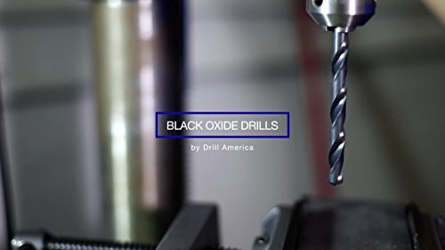 Набор от тренировки, от бързорежеща стомана Пробийте America DWD60J от 60 теми (размери тел: № 1 - №60) с черен оксидным покритие, серия DWDN
