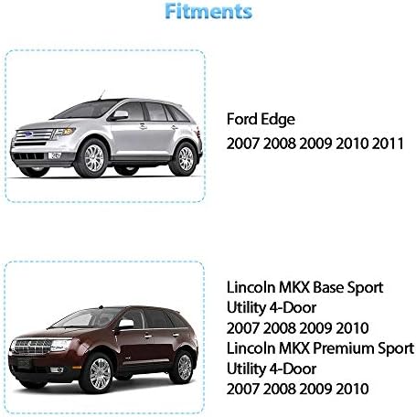 Дюзи за миене на предното стъкло за 2007-2011 г. Ford Edge, 2007-2010 Lincoln MKX Base Sport Premium Sport Заместват OEM 7T4Z-17603-A 8S4Z-17603-AA,