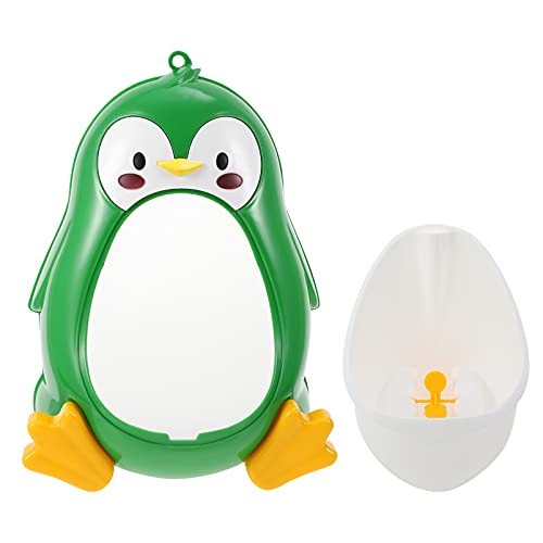 Пингвинът пее обучение приучению към гърне писоар за деца момчета Пи треньор с удоволствие цел цел (зелен)