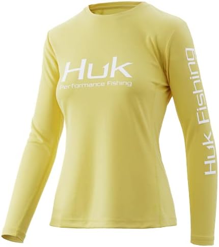 Дамски риболовна Риза HUK Icon X с Дълъг ръкав и Защита от Слънцето
