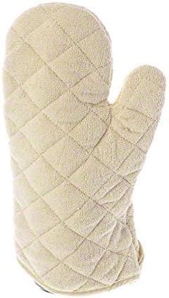 Нова-международна рукавица за фурната от хавлиени тъкани, Термостойкая до 600 ° F (1) Рукавица