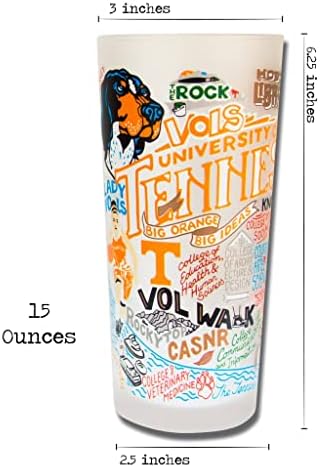Студентски чаша за пиене Catstudio на Университета в Тенеси | Художествен дизайн в стил колеж, Отпечатването на Матирана чаша