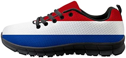 owaheson Холандия Холандски Флаг Мъжки Бягаща Лека Дишаща Ежедневни Спортни Обувки, Модни Маратонки Обувки
