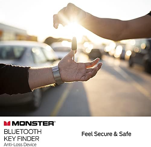 Monster Bluetooth Тракер сигурност и защита от загуба, Прикрепен към всичко, Имобилайзер устройство, Портативен, Проследява местоположението, както за Сваляне на приложен?