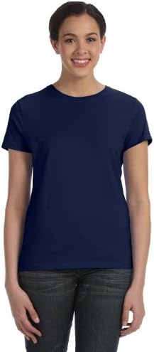 Женска тениска Hanes Nano-T Тъмно-син цвят