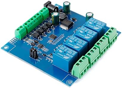 JESSINIE Modbus-Rtu 7-24 В 4-Канален Модул за Реле Превключвател Modbus RTU Преминете Вход Изход 5 В RS485 TTL Връзка Анти-Обратната