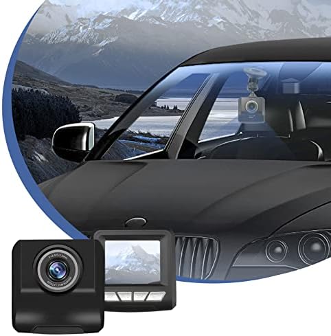 Място на таблото за автомобили Отпред и отзад, Автомобилна Камера Dash Cam Fhd 1080p, Автомобилна Камера с 3,0-Инчов Мини-screen,